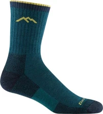 Darn Tough 1466 Dark Teal Men's Micro Crew Midweight Hiking Sock Merino Wool USA