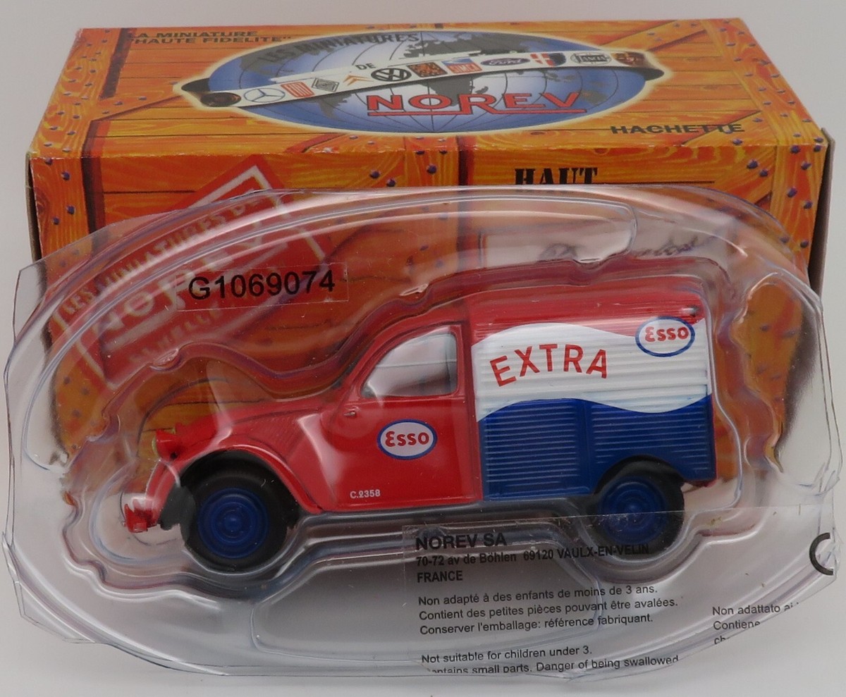 Maquette Norev Citroën 2CV AZU 1954 Camionnette Esso - Échelle 1/43 - Neuf En Boîte