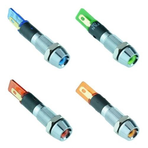 LED Indicateur Métal étanche – Diamètres 6 à 12 Mm, Couleur Au Choix, 3V-220V AC/DC, Pour Panneaux