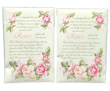 Willowbrook Fresh Scents Sachets Roses Scented 2 large singles new Floral