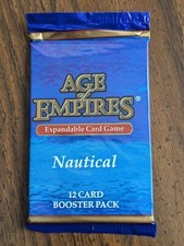 Age of Empires Nautical Expandable Card Game Booster Pack Factory Sealed