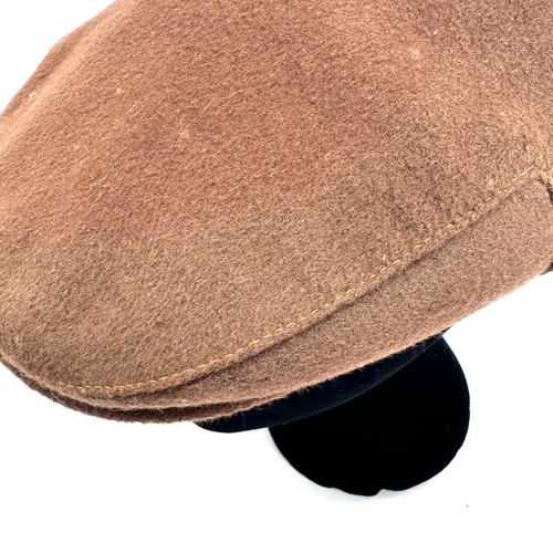 Schuman Sullivan Vintage Cashmere Flat Golf Newsie Peaky Blinders Cap Hat - Picture 5 of 10