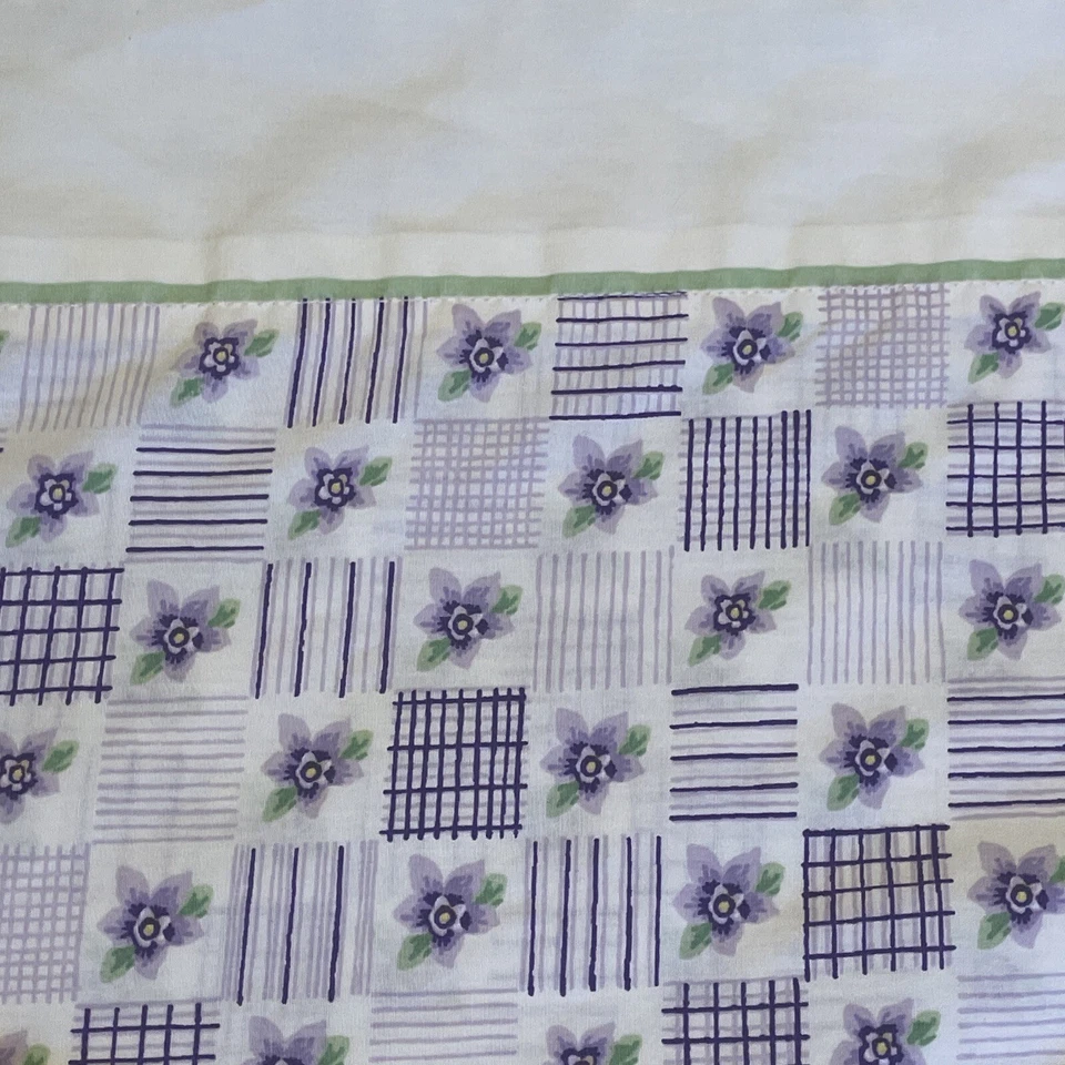 Sábana plana doble Westpoint Stevens vintage y 2 fundas de almohada púrpura Cottagecore Foto 2 de 4