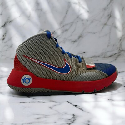 Nike Mens Size KD Trey III Kevin Durant Shoes Gray Red Blue  Basketball