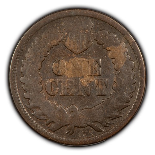 1867/67 1c Indian Head Small Cent - Mint Error RPD Variety - Full Rim G+ - B1783 - 第 8/10 張圖片