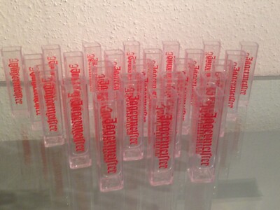 50x Jägermeister 2cl Tooter Shot Kurze Glas Stamper Reagenzgläser Bar Tresen