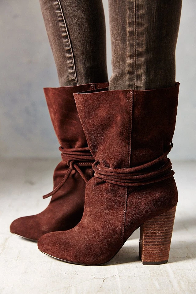 Nueva bota de gamuza Ecote Carly talla 9 precio de venta sugerido por el fabricante: $129 marrón Foto 2 de 4