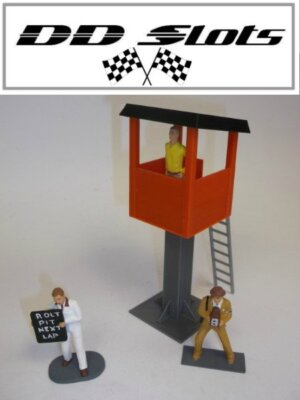 DD Slots Scalextric Slotcar Gebäude Red Marshall's Tower Maßstab 1:43 NEU - MAC
