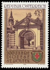 AUSTRIA 1314 - St. Polten Diocese 200th Anniversary (pb81272)