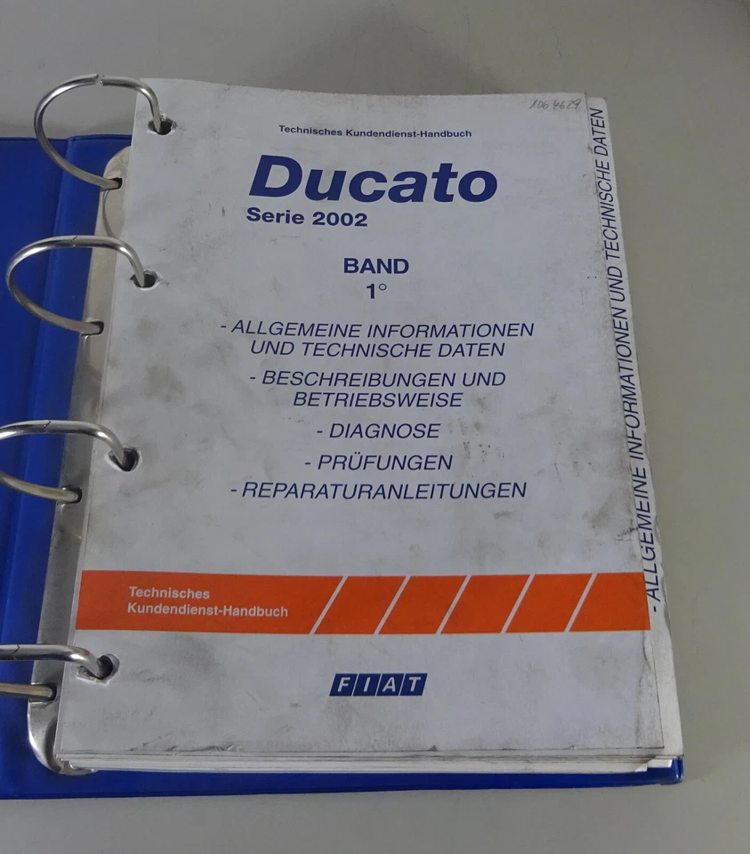 Manual De Taller Fiat Ducato II Serie 2002 - Tomo I Año 2002 - 2006 - Imagen 2 de 4