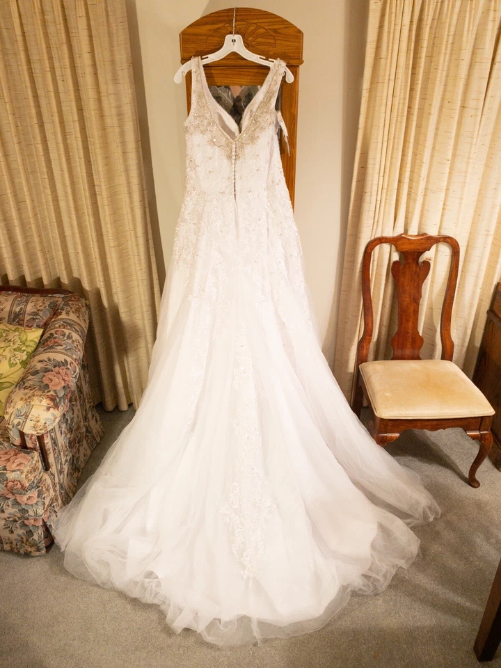 Alfred Angelo: Disney Fairytale Bridal: Vestido Rapunzel 255 (Marfil/Plata) Foto 4 de 4