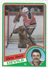 84/85 TOPPS...GLENN RESCH...NRMT...CARD # 89..DEVILS...FREE COMBINED SHIPPING