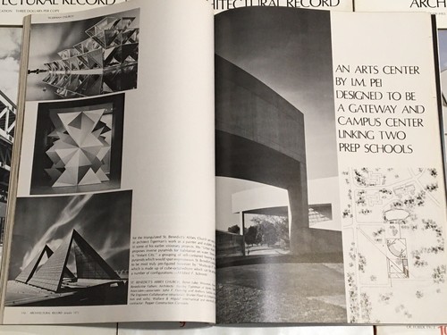 Complete 1973 Architectural Record Magazine Meier IM Pei Malls Schools Airports - Imagen 8 de 16