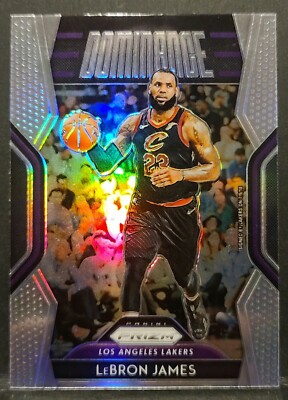 2018-2019 Panini Prizm Lebron James Dominance Silver Prizm #29