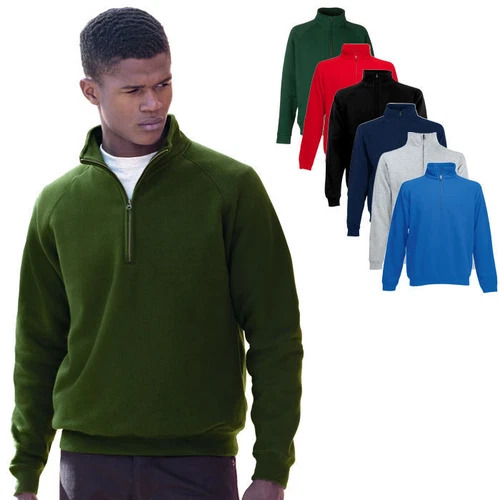 Fruit of the Loom Zip Neck Sweatshirt