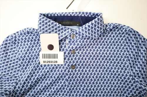 Greyson Youth Poison Pine Polo Boys Size Medium Delphinium 993F New 01293128 - Picture 5 of 5