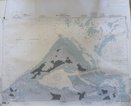 263 Bermuda St George's Harbor Navigation Paper Chart