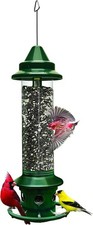 Squirrel Buster Plus Squirrel-proof Bird Feeder w/Cardinal Ring and 6 Feeding Po