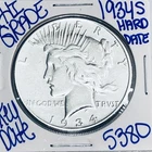 1934 S SILVER PEACE DOLLAR AUTHENTIC HI GRADE U.S. MINT COIN RARE KEY DATE 5380