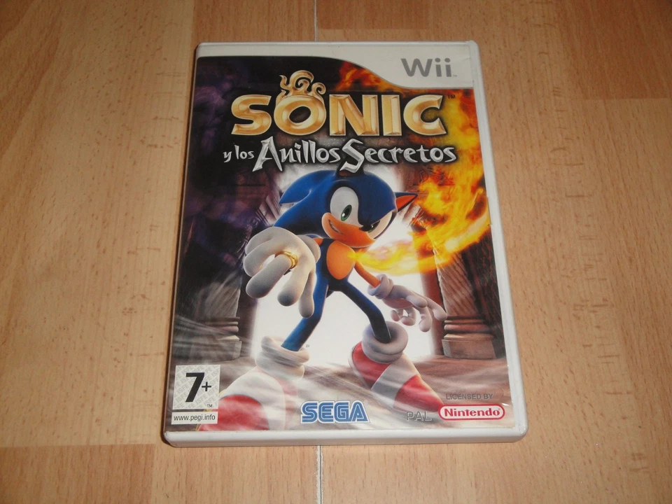 SONIC Y LOS ANILLOS SECRETOS - NINTENDO WII - PAL ESPAÑA