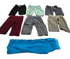 FIGS Scrub Pants Lot Womens 7 Pairs Joggers Cargo Straight Leg Maroon Black Gray