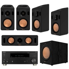 Klipsch Reference Cinema System, Black Onkyo TX-RZ30 170W 9.2-Channel Receiver