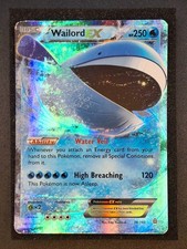 Wailord EX, 38/160, Primal Clash, Holo Rare, NM/LP