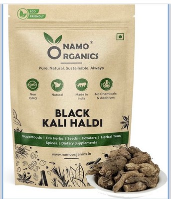 Original Kali Haldi getrocknete schwarze Kurkuma 150g | Narkachur roh & natür...