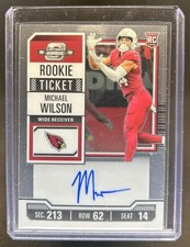 2023 Panini Contenders Optic Michael Wilson RC Ticket RPS Auto #126 Cardinals