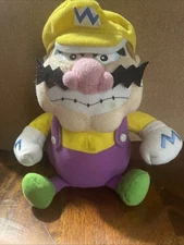 Nintendo Video Game Super Mario Party 5 Wario Plush 8" Sanei Hudson 2003 Rare