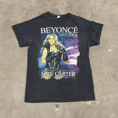 Beyoncé Mrs Carter Show T-Shirt Black Pop Concert Tour Graphic Tee S-5XL