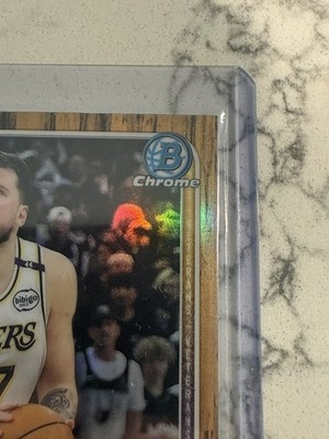 2025-26 Bowman Chrome - Luka Doncic Floorboard Refractor 125 #BCV-123 Lakers