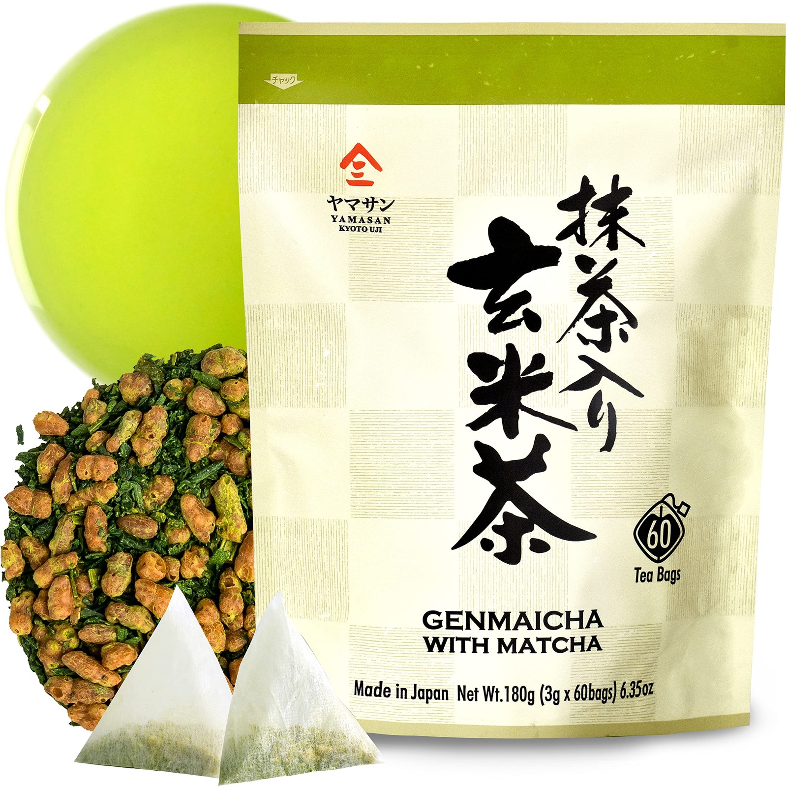 With Matcha, Roasted Brown Rice Tea, Low Caffeine, Japane...