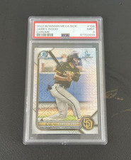 2022 Bowman Chrome Prospects Mega Box Mojo Refractor James Wood PSA 9 MINT