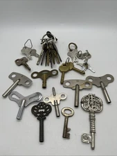Keys Skeleton Clock Lot Vintage Modern Mixed Styles And Kinds
