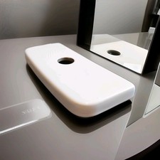 Toilet Cistern Lid 390×160mm Centre Flush Back To Wall Toilet