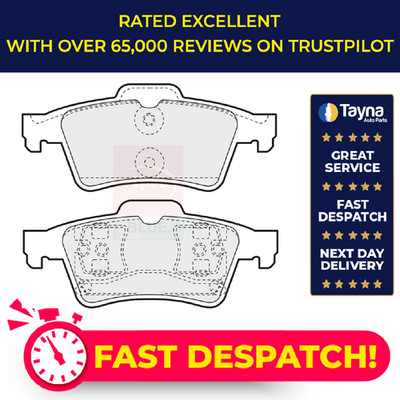 Brake Pads Set fits NISSAN PRIMERA P12, WP12 2.2D Rear 2002 on YD22DDT Apec Blue