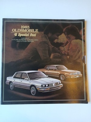 1985 Oldsmobile Cutlass Cruiser Ciera Dealer Sales Brochure Book 31 Pages GM 