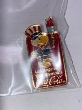 PIN OLYMPICS 1984 Los Angeles Coca Cola Eagle Sam Sponsor