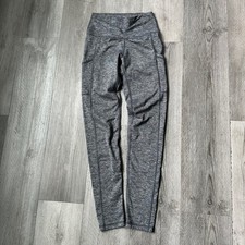 Aerie Chill Play Move Heathered Gray Leggings High Rise Size S
