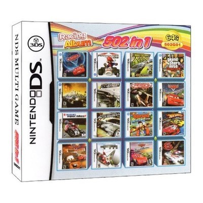 502-in-1 NDS Game Card Bundle   Multi Game Cartridge for DS 2DS 3DS with Box US