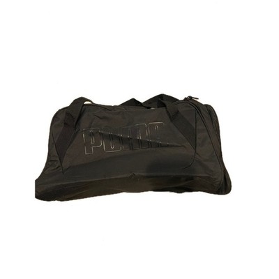 Puma Training Black on Black Gym Duffel Bag 18''x10''x8''