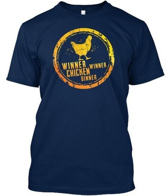 Pubg Winner Winner Chicken Dinner T-Shirt Made in the USA Size S to 5XL