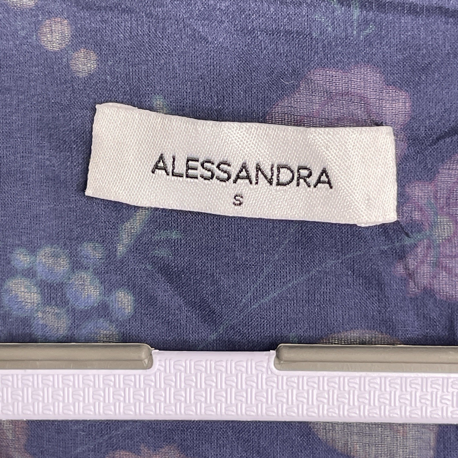 Alessandra Womens Dress Size S Silk Mix Floral Pockets Lined V Neck Summer image 2