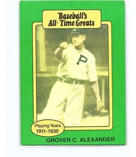 1987 Hygrade All-Time Greats Grover Cleveland Alexander #NNO