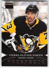 2020-21 Metal Universe Premium Prospects Pierre-Olivier Joseph #PP-24 Penguins