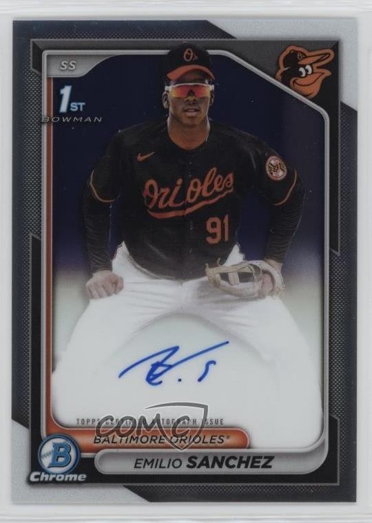 2024 Bowman Chrome Prospect Auto Emilio Sanchez #CPA-ES Auto 1a39