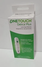 OneTouch Delica Plus Lancing Device with 10 Lancets Exp 2027