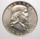 1959 "D" Franklin Half Dollar 50c ANACS MS65 FBL #326 Full Bell Lines *SOAPBOX*