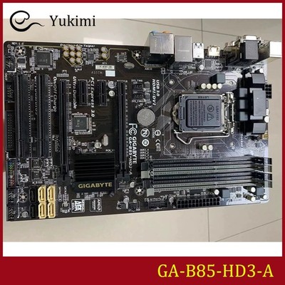 FOR GIGABYTE GA-B85-HD3-A DDR3*4 32GB HDMI VGA DVI-D ATX Ｍotherboard Test OK